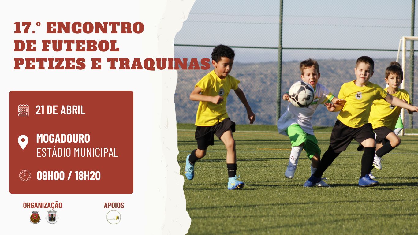 Mogadouro recebe 17.º Encontro de Futebol de Petizes e Traquinas 