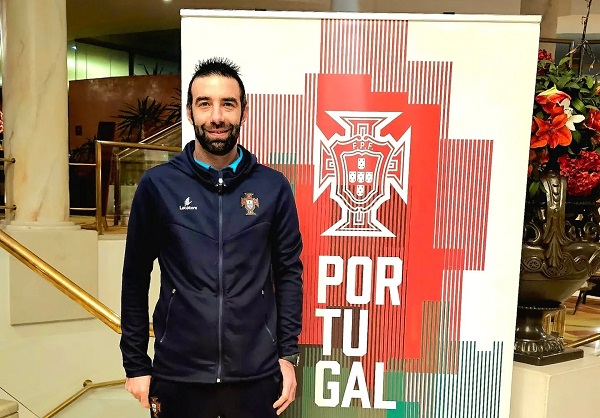João Martins em Ação de Reciclagem e Avaliação para árbitros C3 Futsal 