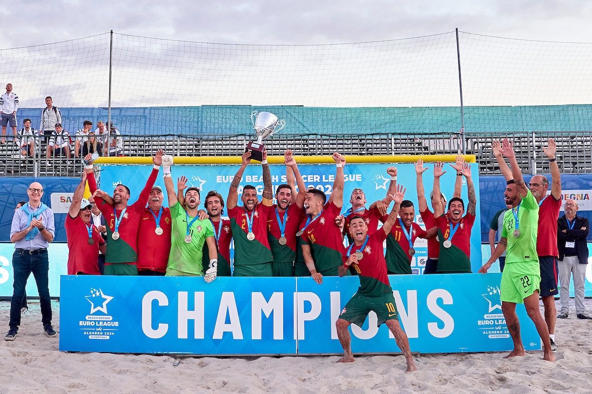 Portugal é Campeão da Europa de Futebol de Praia 