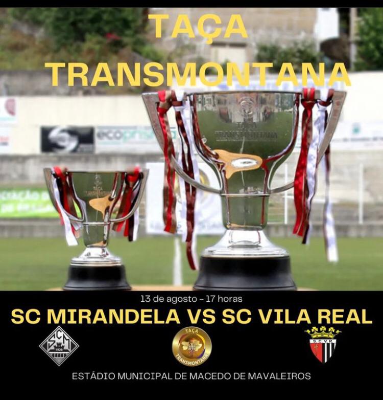 SC Mirandela e SC Vila Real disputam este domingo a Supertaça Transmontana 