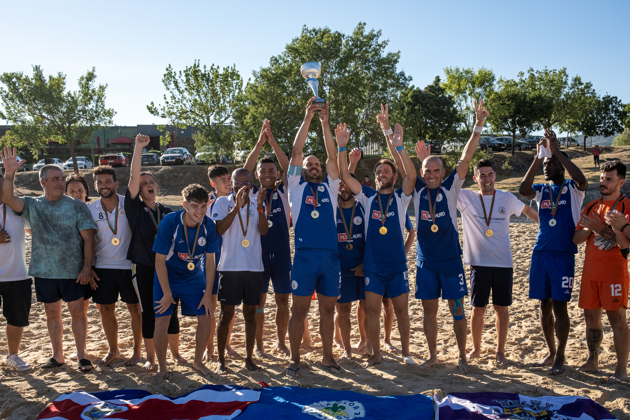 Vila Flor SC sagra-se campeão da 1ª Fase do Campeonato Nacional de Futebol de Praia - Série A