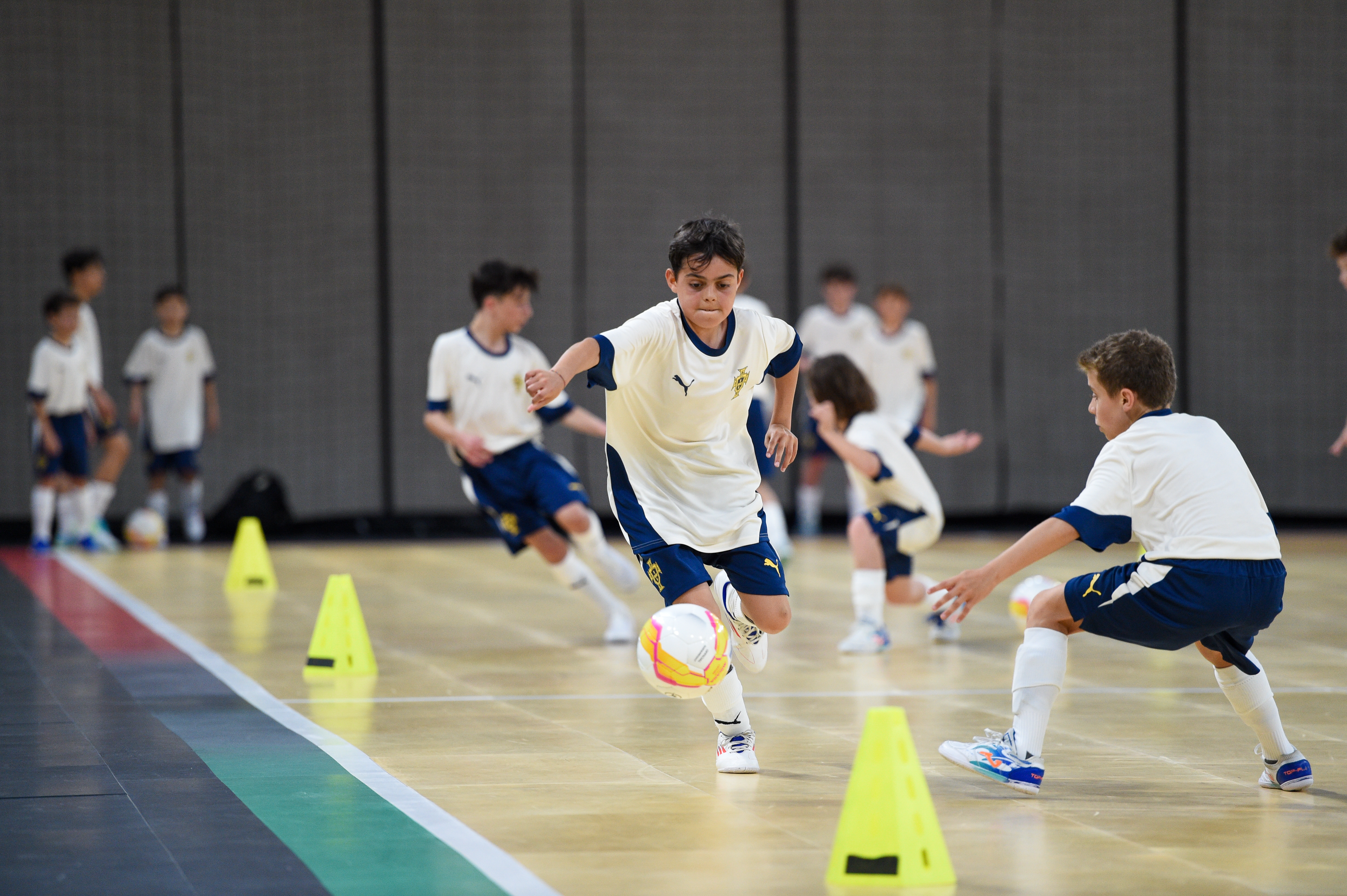 David Victor em estágio na Seleção Nacional Sub-13 Futsal 