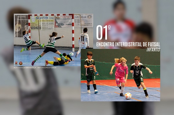 AF Bragança e AF Vila Real promoveram 1.º Encontro Distrital de Futsal de Infantis 
