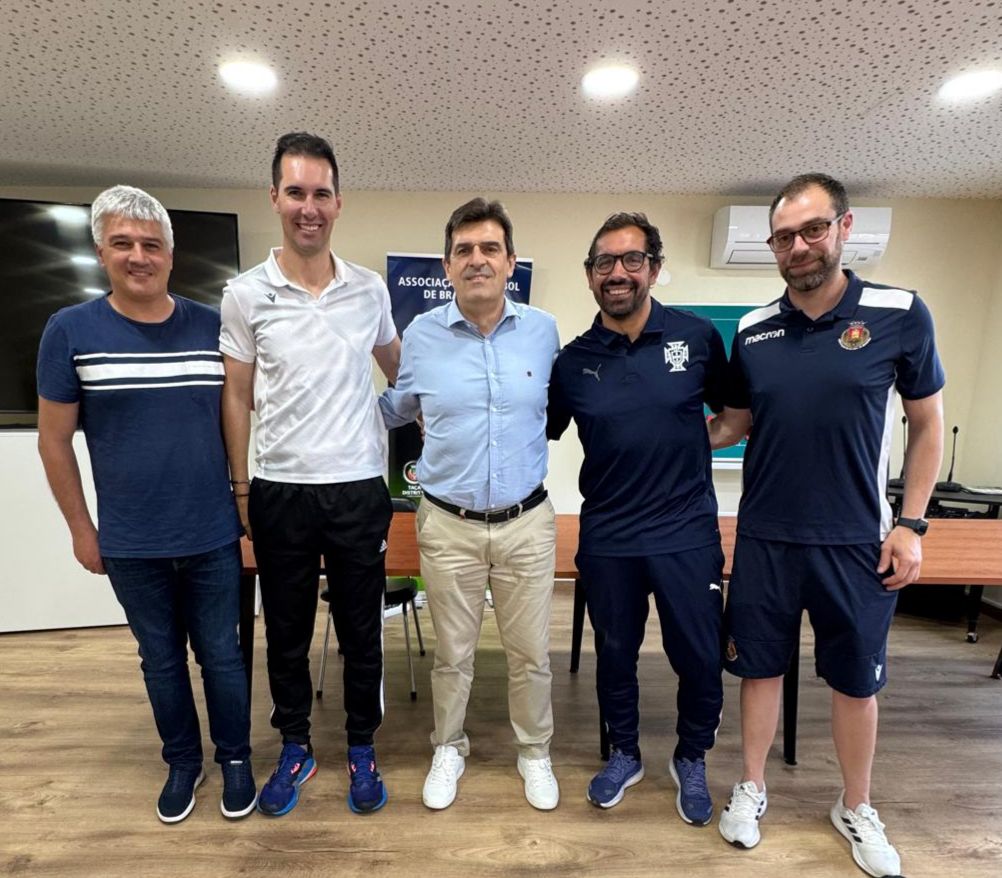 Coordenador Técnico Nacional reuniu com a AF Bragança 