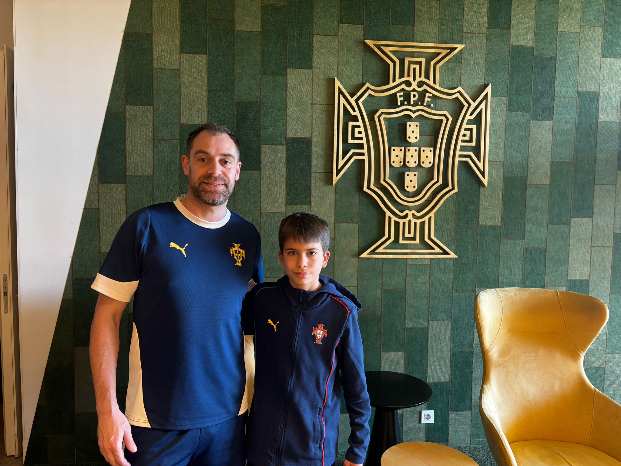 João Martins e Pedro Cepeda integram estágio de futsal na FPF Arena Portugal 