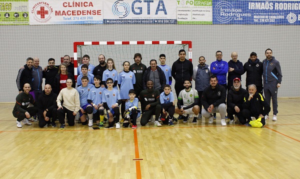 Projeto 1 Escola de GR Futsal trouxe campeões da Europa e do Mundo a Macedo de Cavaleiros 