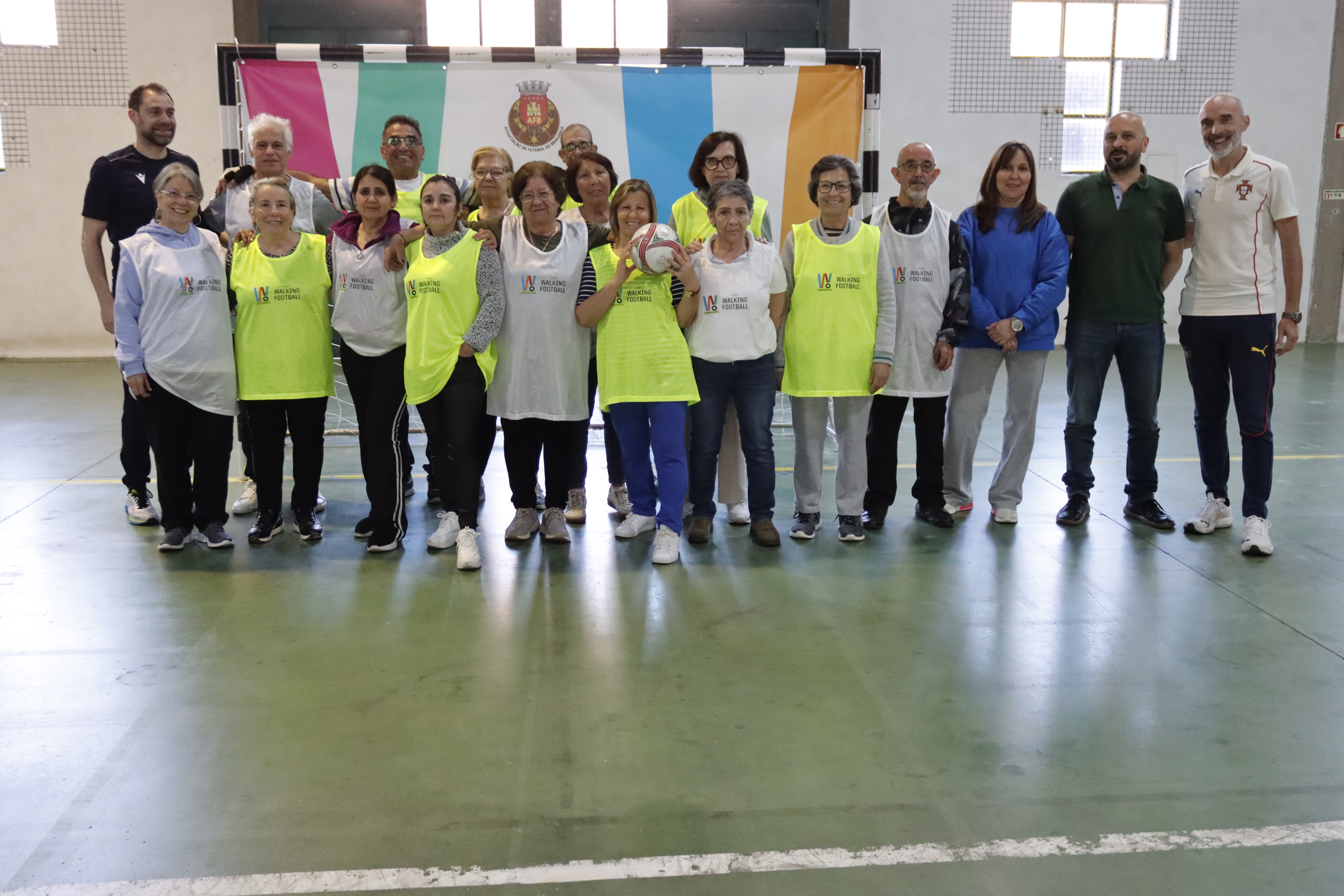 Macedo de Cavaleiros recebeu demonstração de Walking Football 