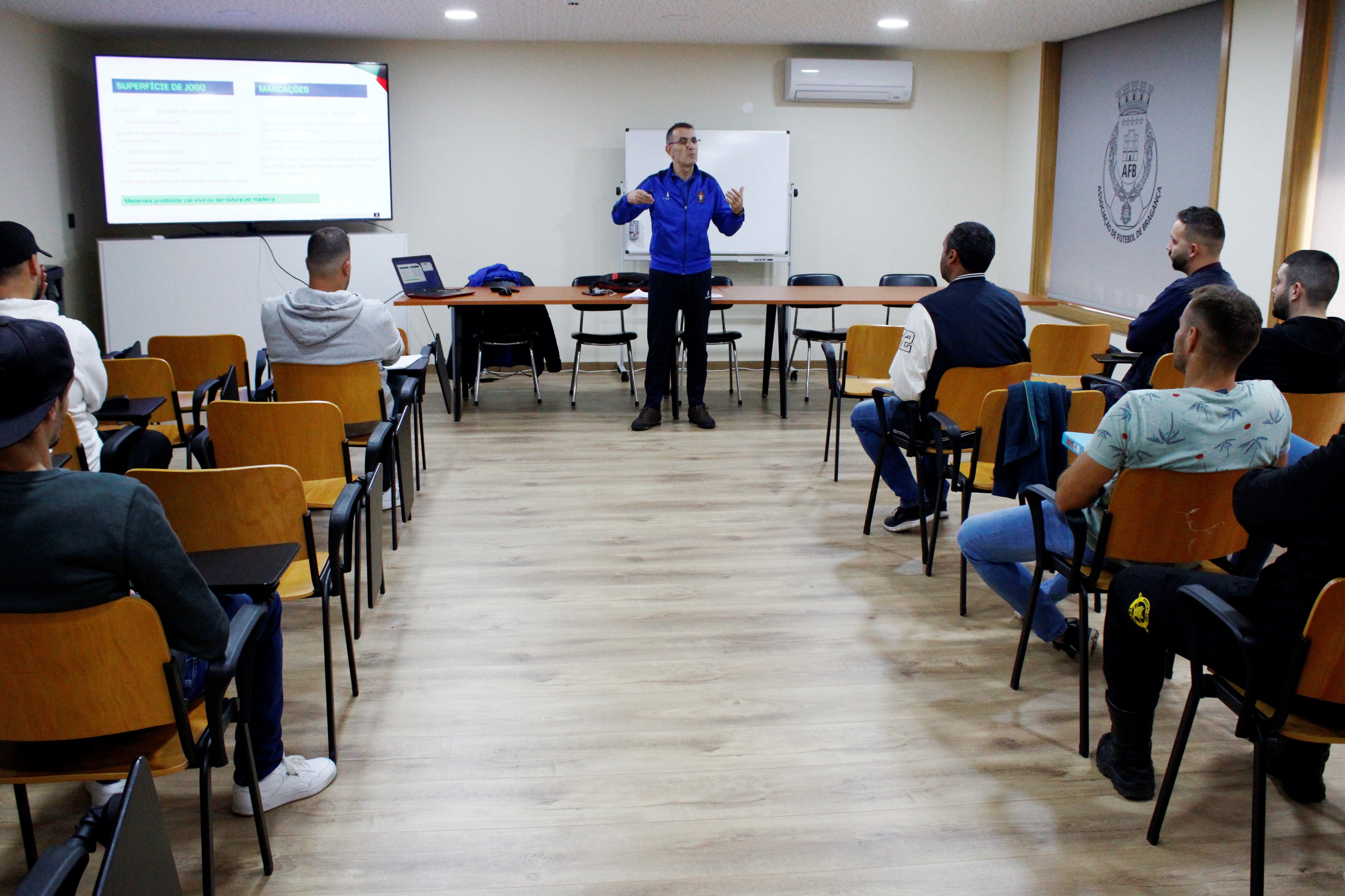 Começou o Curso de Árbitros de Futebol 