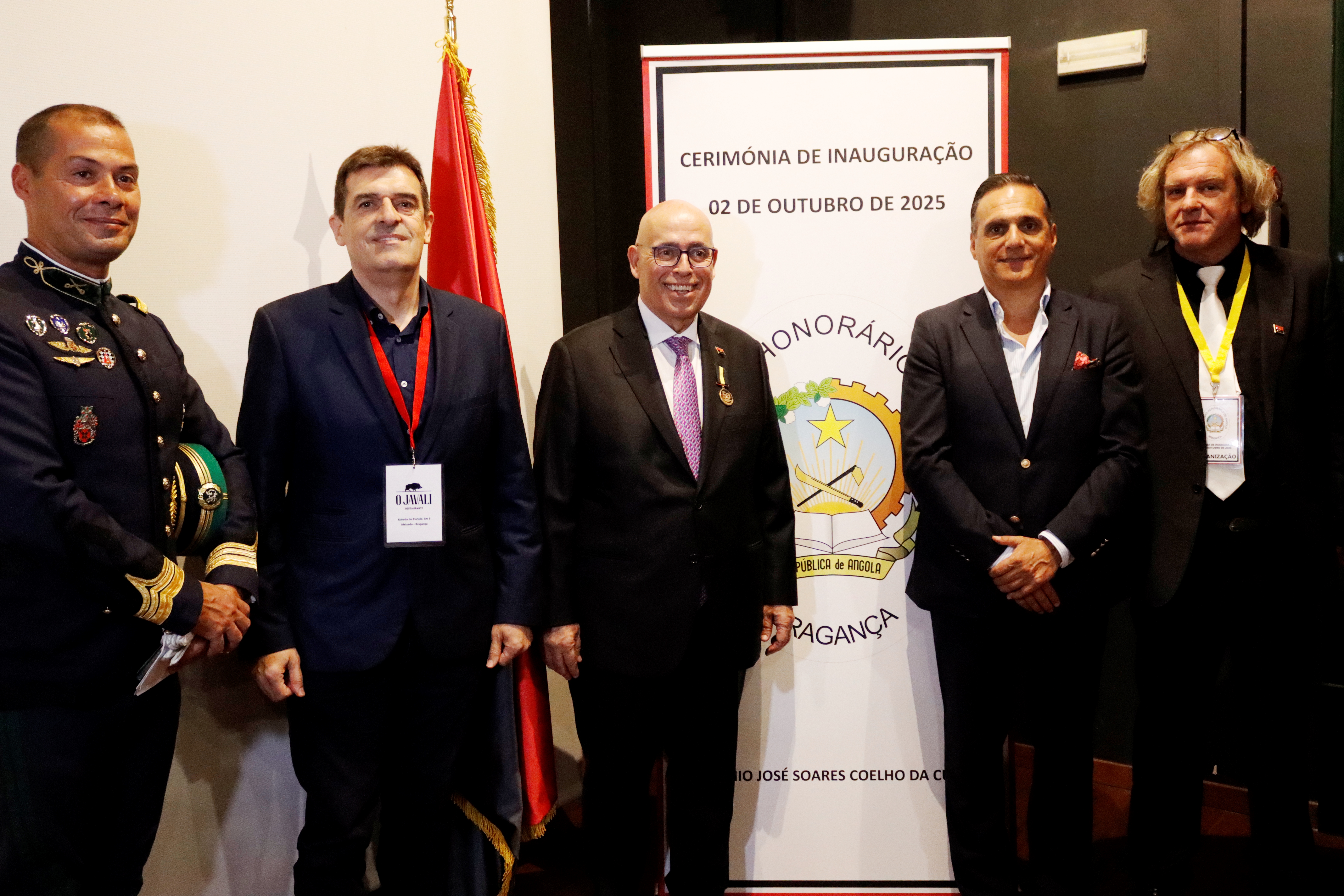 AF Bragança na abertura do Consulado Honorário de Angola em Bragança 
