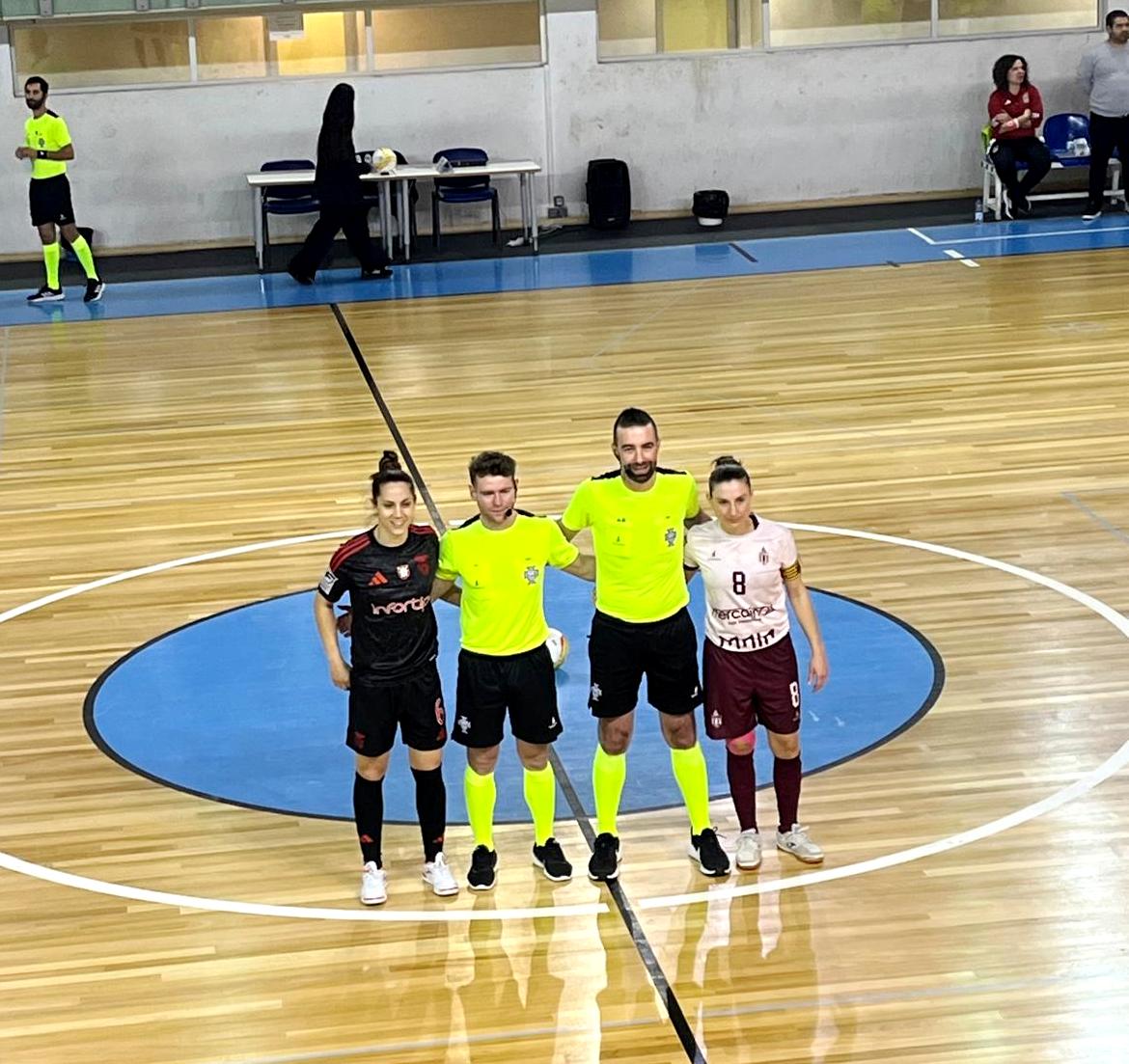 Árbitro da AF Bragança arbitrou jogo da Liga Feminina Placard Futsal